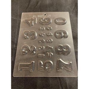 CK Assorted Number Birthday Anniversary Sucker Chocolate Cake Decorating Mold